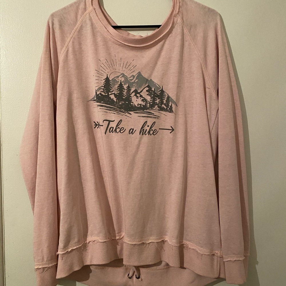 Maurices take a hike thin sweatshirt